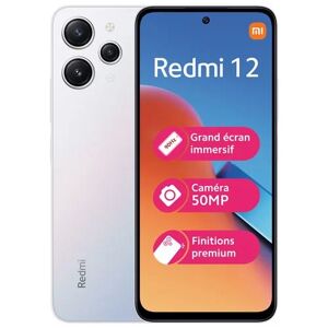 Xiaomi Smartphone Redmi 12 128Go Argent - Neuf