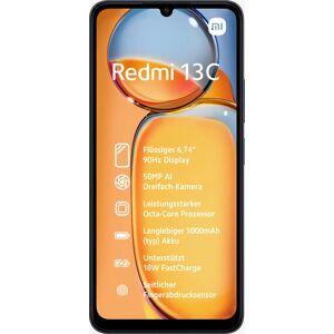 Xiaomi Redmi 13C (4G) 4 Go 128 Go, Noir, Débloqué - Neuf - Publicité