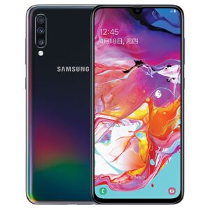 Samsung Galaxy A70 A7050 6,7 Telephone portable 6+128G Snapdragon 675 Octa Core 20 9 ecran de perte d eau NFC CellPhone Noir laser - Publicité