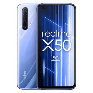 Realme X50 5G Dual SIM 128GB 6GB RAM Argent Glace - Publicité