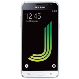 Samsung Galaxy J3 2016 blanc + poche waterproof - Publicité