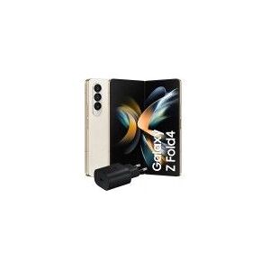 Chargeur Smartphone Samsung Galaxy Z Fold4 5g Inclus, Smartphone Pliable 256go, 2x 6.2?/7.6?1,2 Amoled Display, Beige 2022 - Publicité