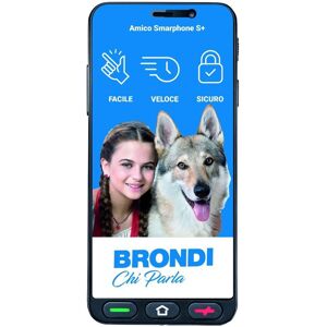 Brondi 10279080 smartphone 14,5 cm (5.7') Double SIM Android 12 Go edition 4G USB Type-C 2 Go 16 Go 2800 mAh Noir - Publicité