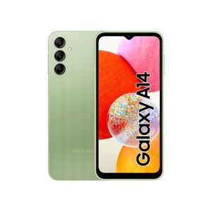 TIM Samsung Galaxy A14 16,8 cm (6.6') Double SIM Android 13 4G USB Type-C 4 Go 64 Go 5000 mAh Vert clair - Publicité