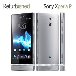 Téléphone portable Sony Xperia P LT22 3G d'origine remis à neuf, 1 Go de RAM, 16 Go de ROM - Publicité
