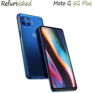 Motorola Moto G 5G Plus d origine remis à neuf débloqué 5G XT2075-3 4 Go de RAM 64 Go de ROM 48MP Snapdragon 765 empreinte digitale NFC Smartphone - Publicité