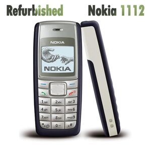Téléphone portable débloqué Nokia 1112 d origine Nokia 700mAh 2G GSM remis à neuf - Publicité
