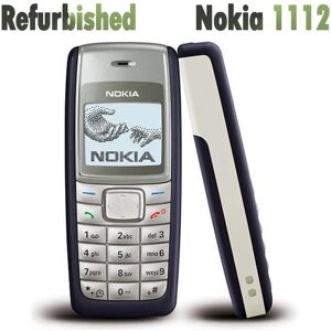 Téléphone portable débloqué Nokia 1112 d'origine Nokia 700mAh 2G GSM remis à neuf - Publicité