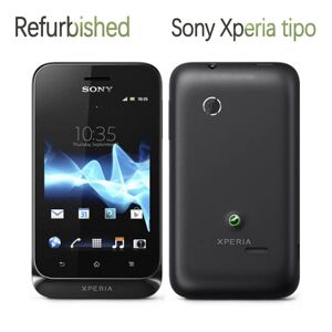 Téléphone portable Sony Xperia tipo ST21i ST21a d'origine Sony remis à neuf 3G 2,9 Go ROM - Publicité