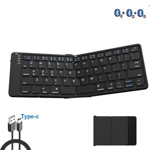 SeenDa Clavier pliable Bluetooth clavier pliant sans fil pour iPhone ipad Smartphone Mini clavier de voyage Rechargeable russie/corée - Publicité