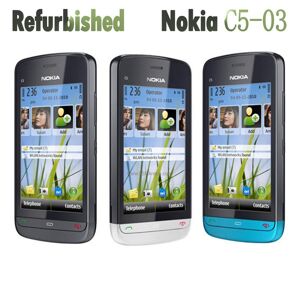 Téléphone portable Nokia C5-03 Symbian 9.4 d origine remis à neuf - Publicité