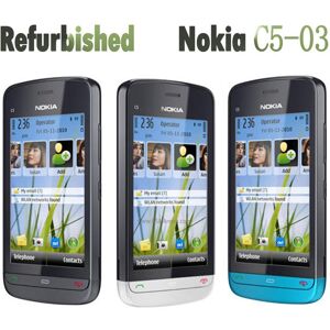 Téléphone portable Nokia C5-03 Symbian 9.4 d origine remis à neuf - Publicité