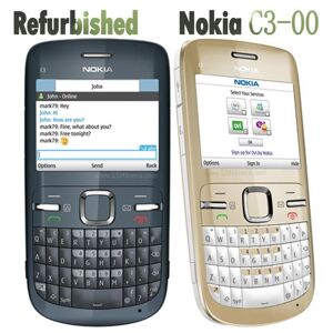 Téléphone portable Nokia C3-00 d'origine remis à neuf - Publicité