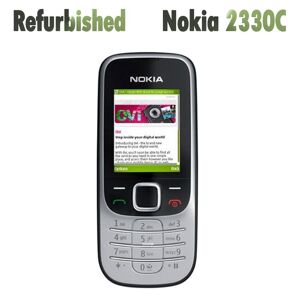 Nokia 2330 classic 2330c, téléphone portable d'origine débloqué, remis à neuf - Publicité