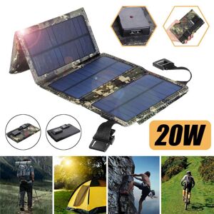 Huaqiang North Panneau solaire d'extérieur 20w, équipement de Camping Portable, chargeurs étanches, fournitures de voyage de randonnée, Gadget de survie - Publicité