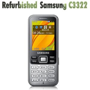 Téléphone portable d'origine Samsung C3322 reconditionné - Publicité