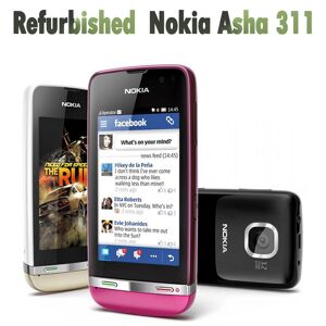 Téléphone portable Nokia Asha 311 d origine remis à neuf - Publicité