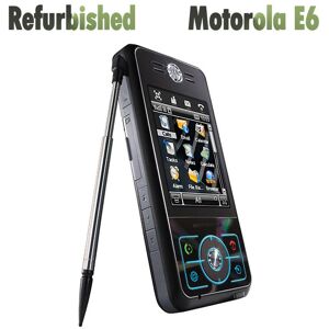 Téléphone portable débloqué d'origine Motorola ROKR E6 2.4 "2.0MP GSM 2G remis à neuf - Publicité