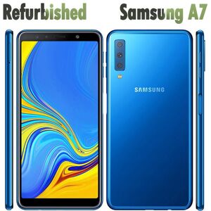 Samsung Galaxy A7 reconditionné (2018) A750F double SIM Android 4 Go de RAM 128 Go de ROM - Publicité