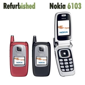 Nokia – téléphone portable d origine Nokia 6103, remis à neuf, avec fonction rabattable - Publicité