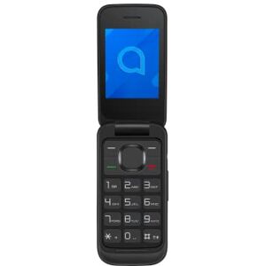 Alcatel 2057 Téléphone Portable Simple à Clapet 2G Bluetooth Mobile pour Tous, Grand Écran QVGA 2,4" Batterie Longue Durée 970mAh Caméra Intégrée VGA Accessoires Inclus Volcano Black - Publicité