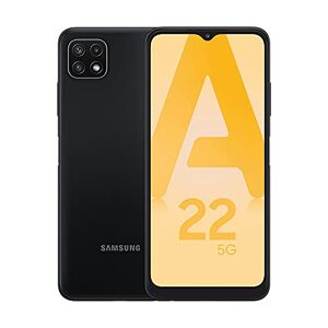 Samsung Galaxy A22, Téléphone Mobile 5G 128Go Noir, Carte SIM Non Incluse, Smartphone Android, Version FR - Publicité