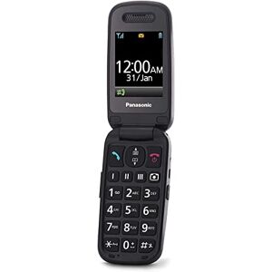 Panasonic KX-TU446EXR Téléphone portable à Clapet, Téléphone Senior avec bouton d’appel d’urgence SOS, Antichoc,Amplificateur Vocal, Gros Boutons, Grand affichage des Caractères et des Chiffres, Rouge - Publicité