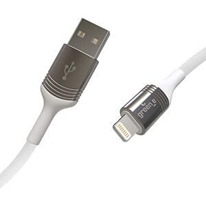 Amoner GREEN E Cable Ecoconçu pour IPHONE Lightning vers USB 1,2 m Blanc - Publicité