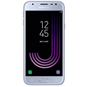 Samsung Galaxy J3 2017 Smartphone débloqué 4G (Ecran : 5 pouces 16 Go Nano-SIM Android) Argent - Publicité