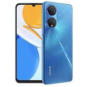 Honor X7 Smartphone Android 11, 128 Go, 4 Go de RAM, écran lisse 90 Hz, écran FullView de 6,57", caméra arrière Quad 48 MP, adaptateur de charge rapide 22,5 W, batterie 5000 mAh, bleu - Publicité