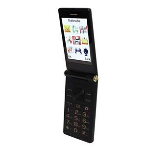 Lazmin112 Plum Flipper 4G LTE Téléphone à Clapet débloqué – Grand écran, Tige Résistante à l'usure, Boutons Proéminents, Cadran One Touch, qualité Sonore Claire, Appareil Photo (Ternir) - Publicité