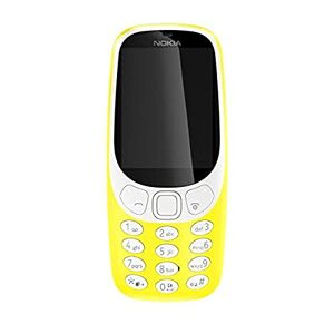 Nokia 3310 Téléphone portable débloqué GSM (Ecran 2,4 pouces, ROM 32Go, Double SIM Appareil photo 2MP) Jaune - Publicité