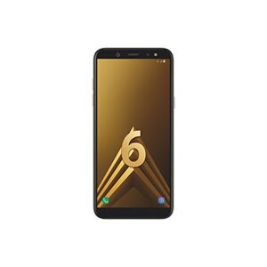 Samsung A6 Smartphone débloqué LTE (Ecran : 5,6 Pouces 32 Go Double Nano-SIM Android) Or - Publicité