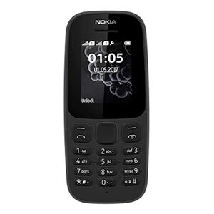 Nokia 105 Téléphone portable débloqué GSM (Ecran 1,8 pouces, ROM 4Mo, Double SIM) Noir - Publicité