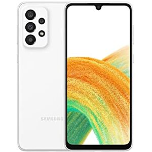 Samsung , Smartphone A33, 5G, 128 GO, Blanc - Publicité