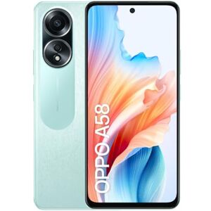 Oppo A58 17,1 cm (6.72") Double SIM Android 13 4G USB Type-C 6 Go 128 Go 5000 mAh Vert - Publicité