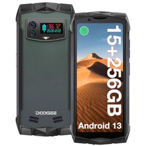 DOOGEE Smini Telephone Portable Incassable, 15GB+256GB/TF 2TB Helio G99, 50MP Double Caméra AI+ 4.5" QHD Mini Smartphone Incassable, NFC/Face ID/Empreinte Digitale/GPS/IP68/ IP69K - Publicité