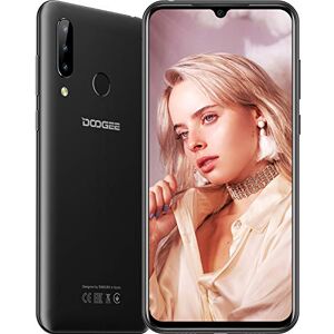 DOOGEE N20 (2019) Telephone Portable Debloqué 4G, Helio P23 Octa-Core 4 Go + 64 Go, 6,3 Pouces FHD + Waterdrop Écran Smartphone,Android 9.0, 16MP + 8MP + 8MP + 16MP, 4350mAh, 10W Charge Rapide Noir - Publicité
