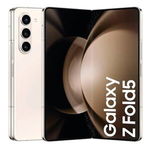 Samsung Galaxy Z Fold5 5G Dual SIM, 1TB Storage + 12GB RAM, 7.6"/6.2" Display, Android 13 Unlocked Smart Phone International Version (Cream) - Publicité
