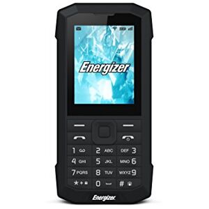 Energizer MOBILES AND ACCESSORIES HARDCASE ENERGY 100 Mobile débloqué 2G Clavier Arabe Prises EU/UK (Écran : 2, 4 pouces 32 Mo Double Sim) Noir - Publicité