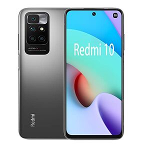 Xiaomi Redmi 10 Smartphone 4+64GB, 6.5" FHD+ DotDisplay, MediaTek Helio G88, 50MP AI Quad Caméra, Dual SIM, Gris - Publicité