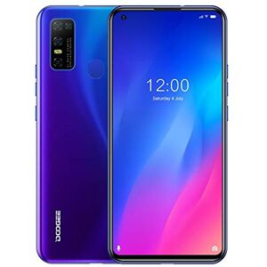 DOOGEE Téléphone Portable Débloqué  N30 (4 Go RAM+128 Go ROM), Smartphone Android 10, Écran Perforé HD+ 6,55 Pouces, Double Carte SIM+Carte SD Dédiée 256 Go, Batterie 4500mAh, Caméra AI 16MP Bleu - Publicité