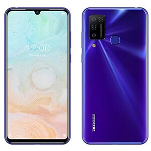 DOOGEE Smartphone Débloqué Android 10,  N20 Pro (6Go+ 128Go) Téléphone Portable, Helio P60 Octa-Core, AI Cinq Caméra 16MP, Ecran FHD+ 6,3", Batterie 4400mAh, ID de Visage & Empreinte Digitale Violet - Publicité