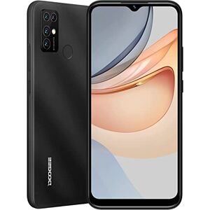 DOOGEE Android 11 Smartphone Débloqué 4G, X96 Pro（2021） Téléphones Portables,4Go+64Go Octa-Core, 5400mAh,Caméra Quad 13MP, Écran Waterdrop 6,52 '',Dual Nano SIM+ TF/Face ID/Fingerprint- Midnight Black - Publicité