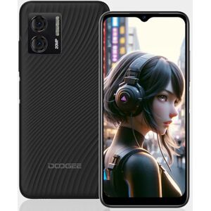 DOOGEE N50S Telephone Portable (2024), 9GB RAM + 128GB ROM/1TB Smartphone Android 13, Écran 6.52” HD+, 20MP Caméra Octa-Core,4200mAh, Dual SIM 4G/Widevine L1/Face ID/OTG/GPS/3.5mm Jack Noir - Publicité