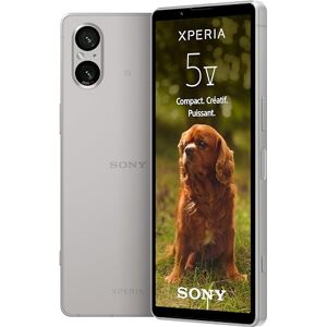 Sony Xperia 5 V Ecran 6.1 Pouces 21:9 CinemaWide HDR OLED 120Hz Triple Longueur Focale (avec capteur Nouvelle génération & ZEISS) Android 13 Argent - Publicité