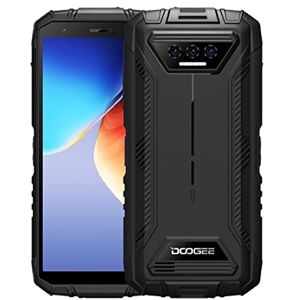 DOOGEE Android 12 Téléphone Portable Incassable S41 Pro, Octa Core 4Go+32Go (1To Extensible), Batterie 6300mAh, Triple Caméra 13MP, IP68 Etanche Antichoc Smartphone Dual SIM, 5.5'' HD+ GPS NFC Noir - Publicité