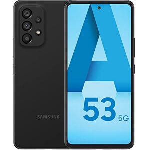 Samsung Galaxy A53 5G, Téléphone mobile 128 GO Noir, Smartphone Android carte SIM non incluse, Version FR - Publicité