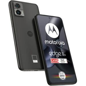 Motorola edge30 Neo Smartphone avec écran FHD+ 6,3", appareil photo 64 Mpx, 8-256 Go, 4020 mAh, Android 12 Black Onyx, coque de protection et adaptateur allume-cigare - Publicité