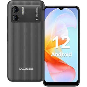 DOOGEE X98 Téléphone Portable, Android 12, Écran 6.52" HD+, 8 Go+16 Go(SD 1To) 4200mAh Batterie, 8MP+5MP Caméra Smartphone 4G, Helio A22, Face ID/Double SIM/OTG/WiFi/GPS/Garantie 2 Ans-Gris - Publicité